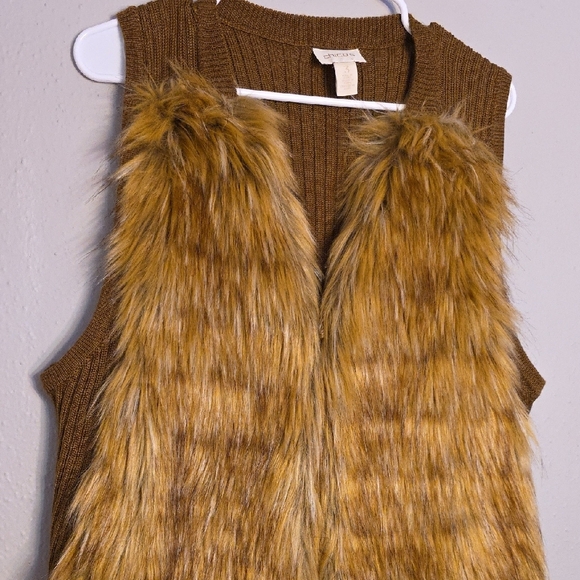 Chico's Warm Brown Knit Sweater - Picture 5 of 14